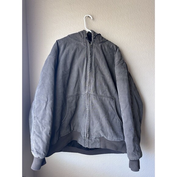 VTG 90s Cabela’s Jacket Brown Canvas Qulited Workwear Coat Men’s Size 3XL-Tall